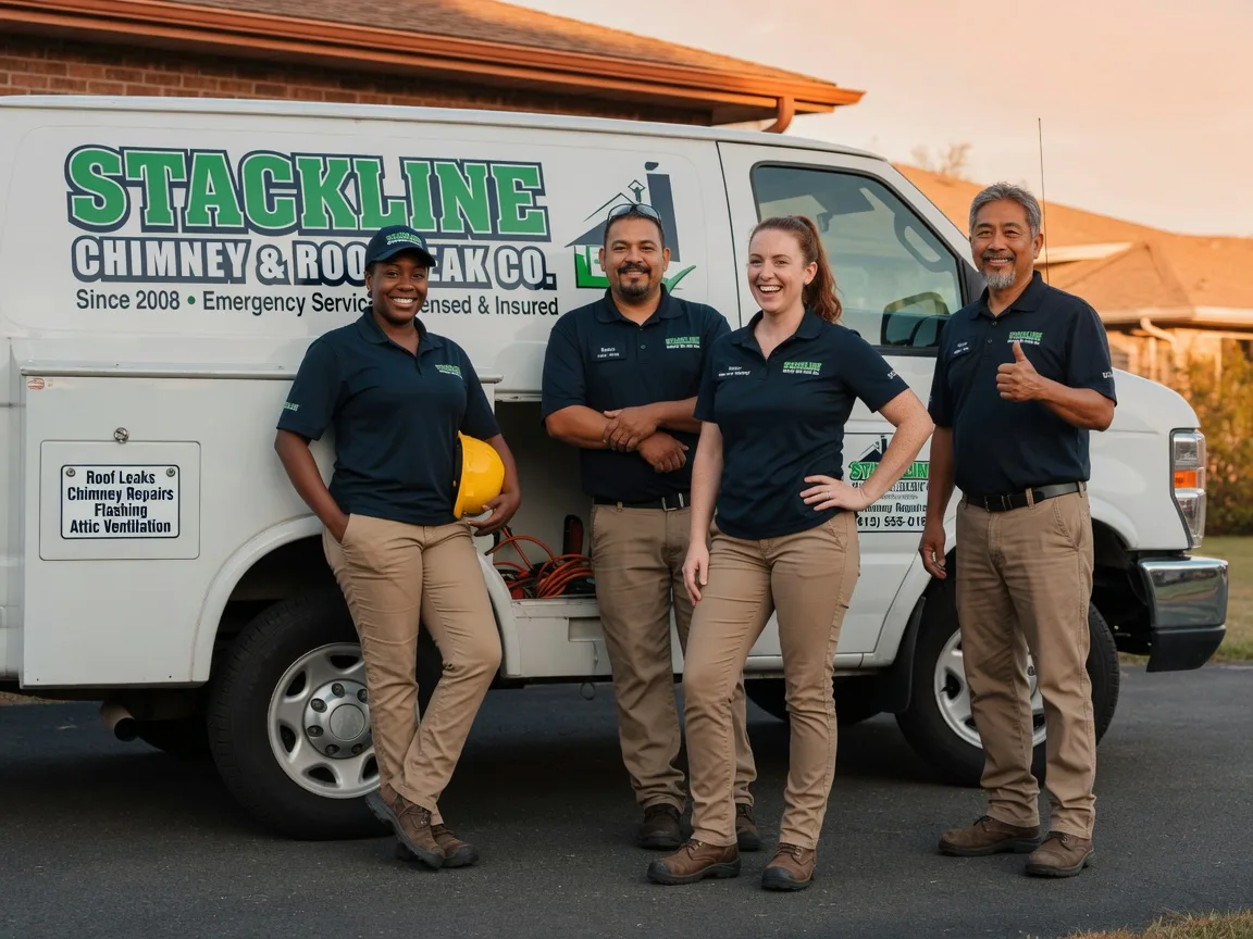 Chimney flashing repair company in Ada, OK